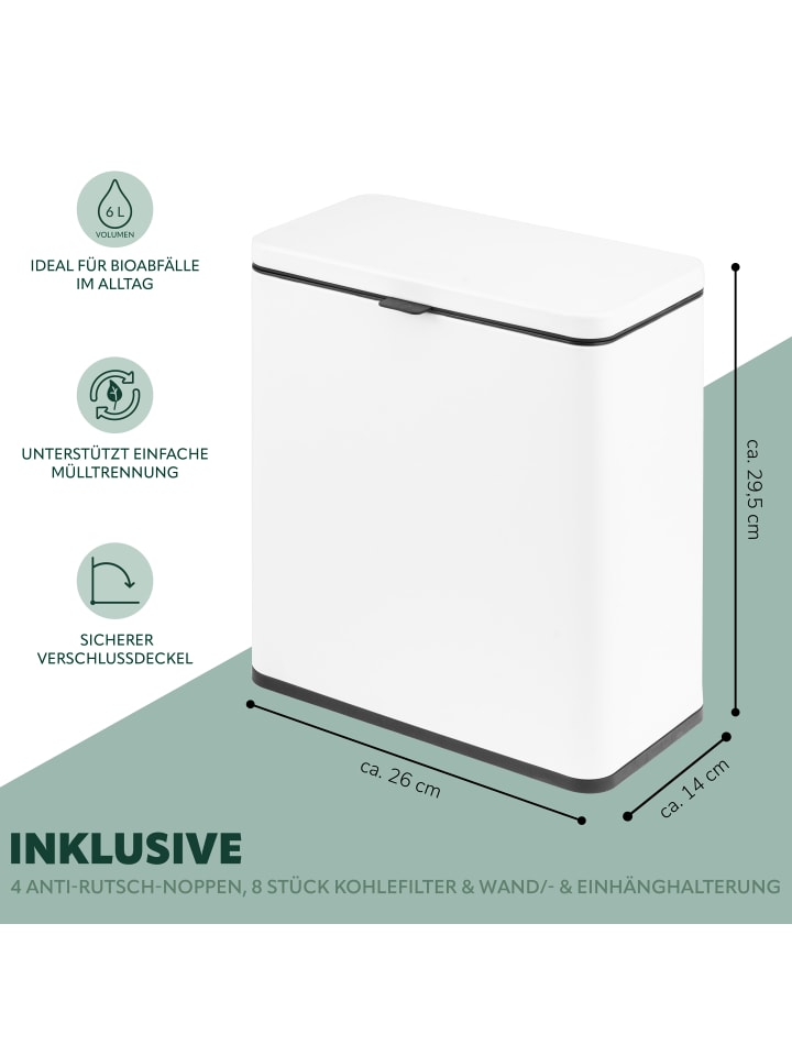 eluno Biomülleimer 6L günstig kaufen onesize