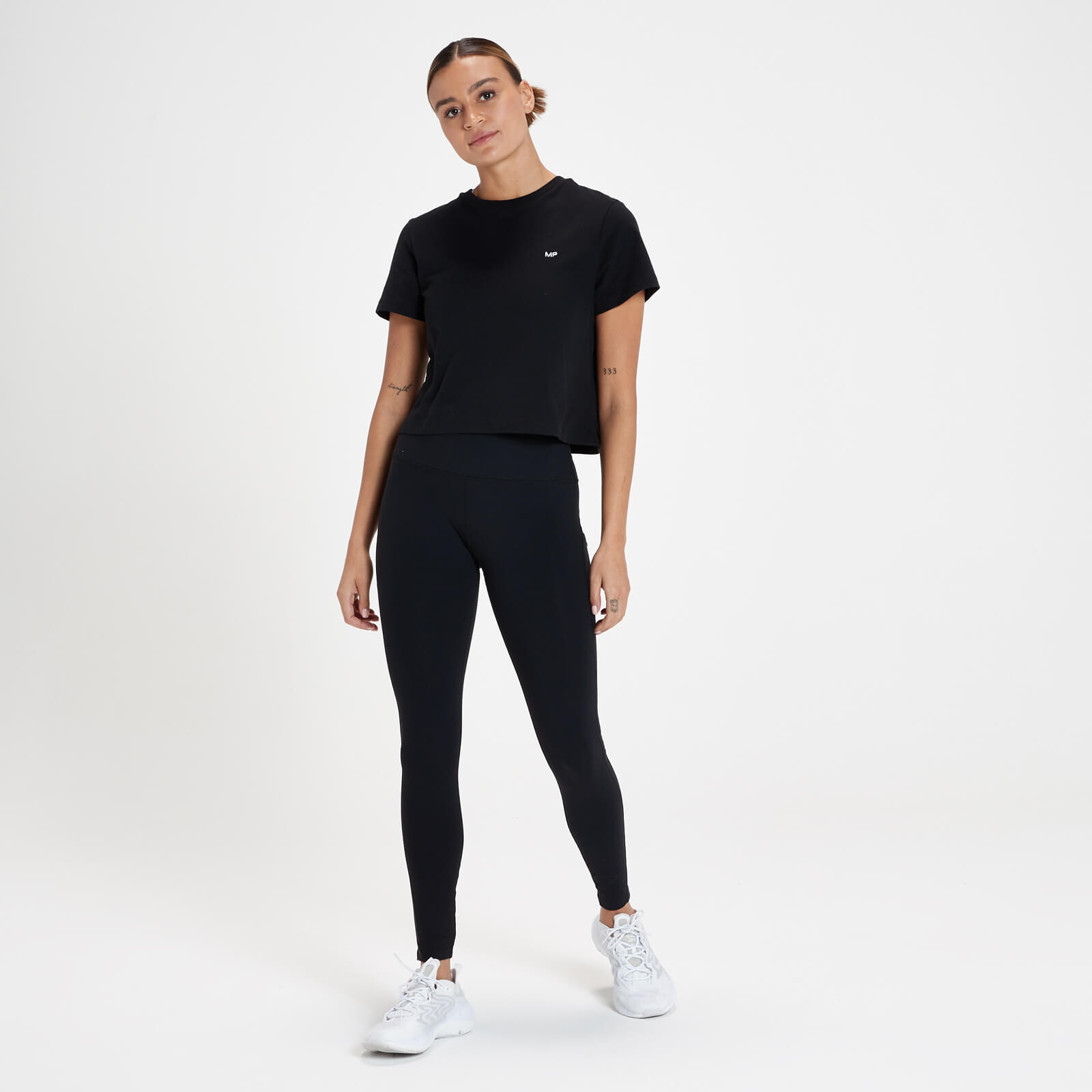 T-shirt court MP Rest Day pour femmes – Noir