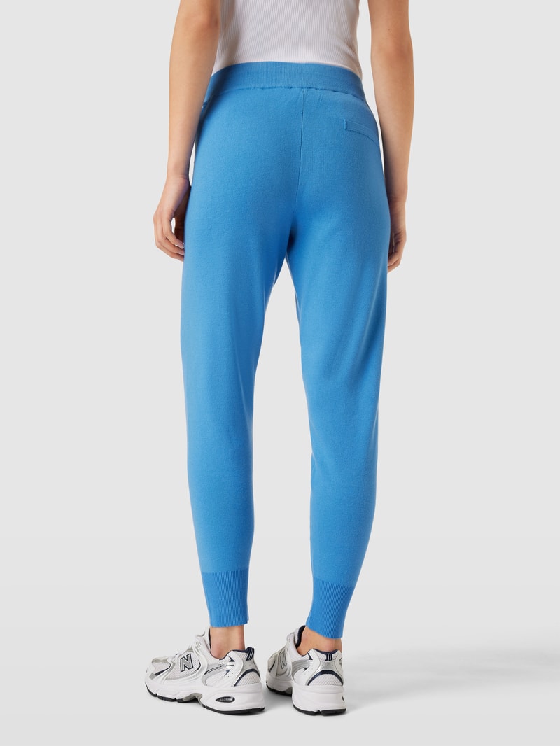 Sweatpants mit seitlichen Eingrifftaschen in blau