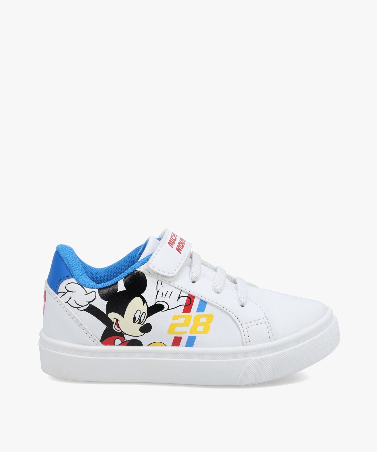 Baskets Garçon avec motif Mickey Mouse - DS blanc | GEMO