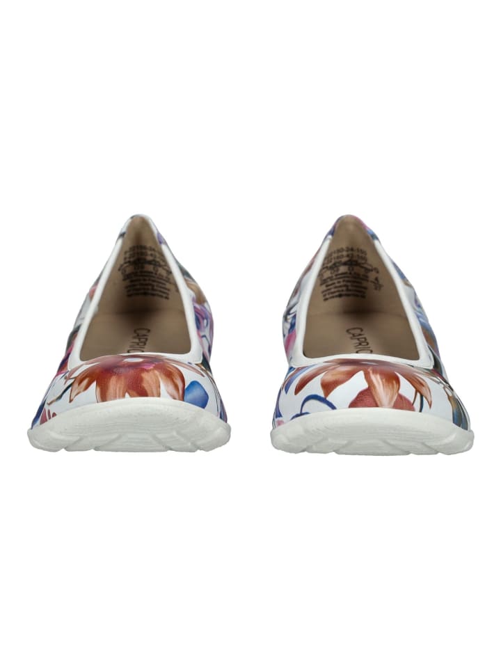 Caprice Ballerinas in Weiß/Blau günstig kaufen