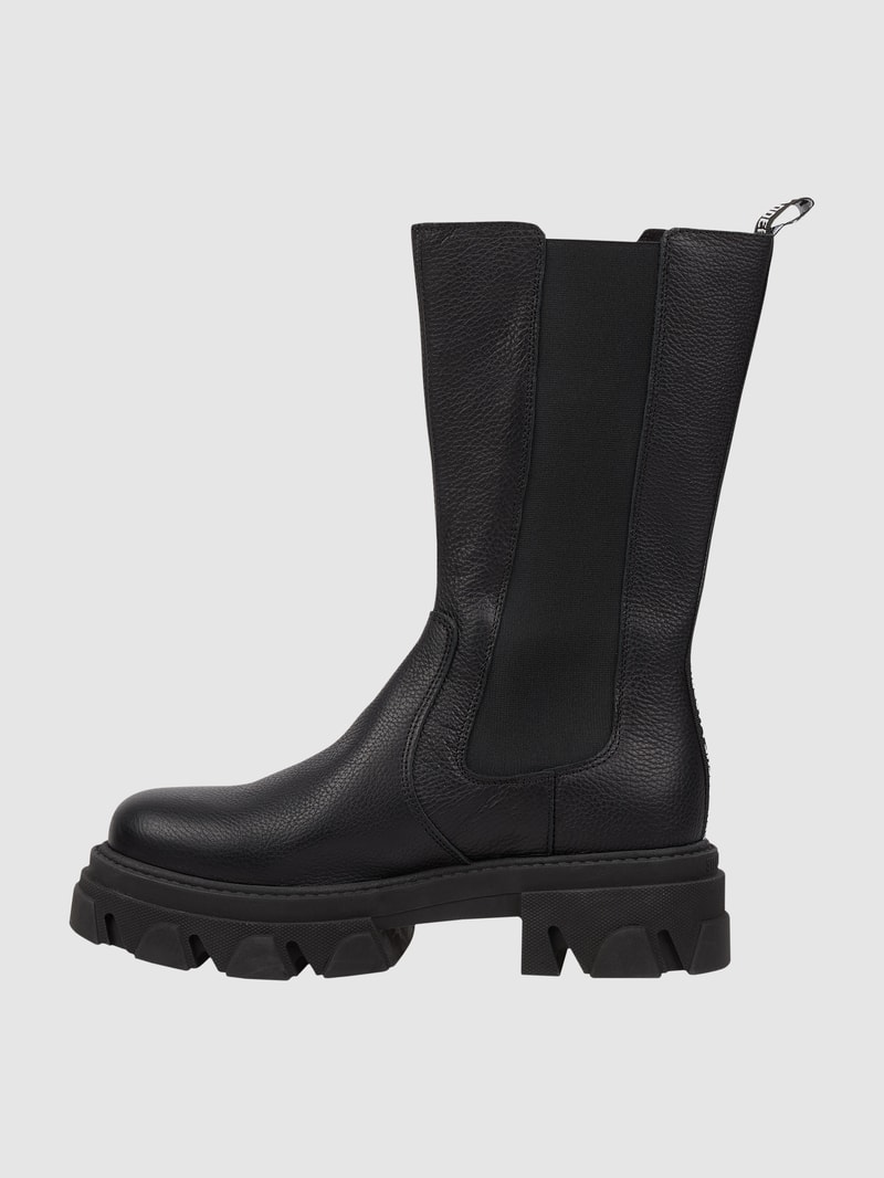 Chelsea Boots aus Leder Modell 'Ginola' in schwarz