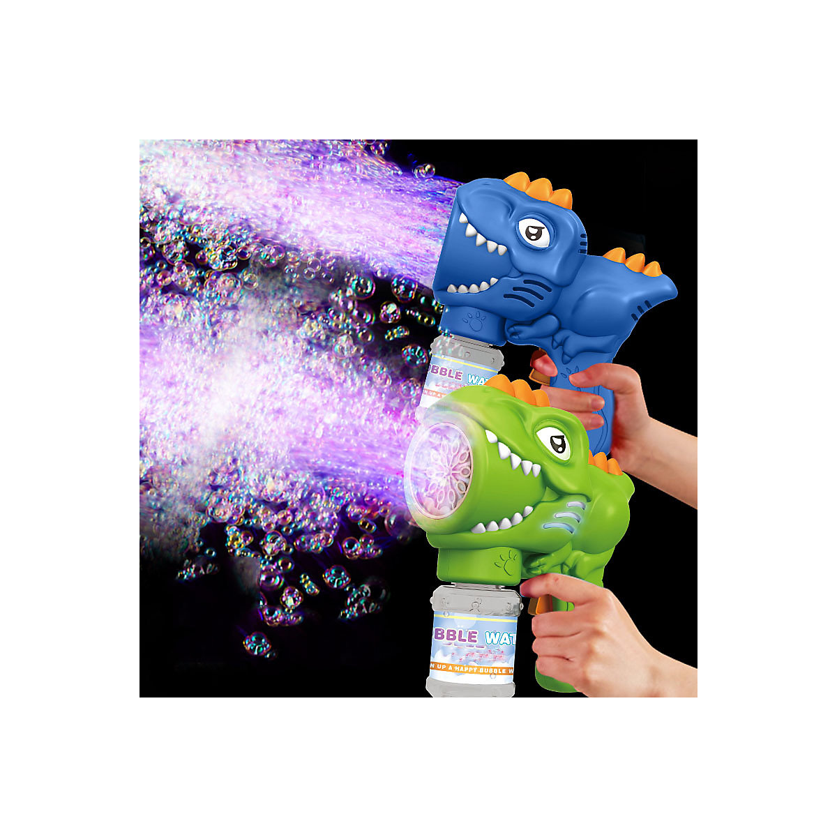 Seifenblasen Maschine Kinder Outdoor Blasen Spielzeug Kinder Elektrische 10 Loch Dinosaurier Bubble Gun Spielzeug für Kinder