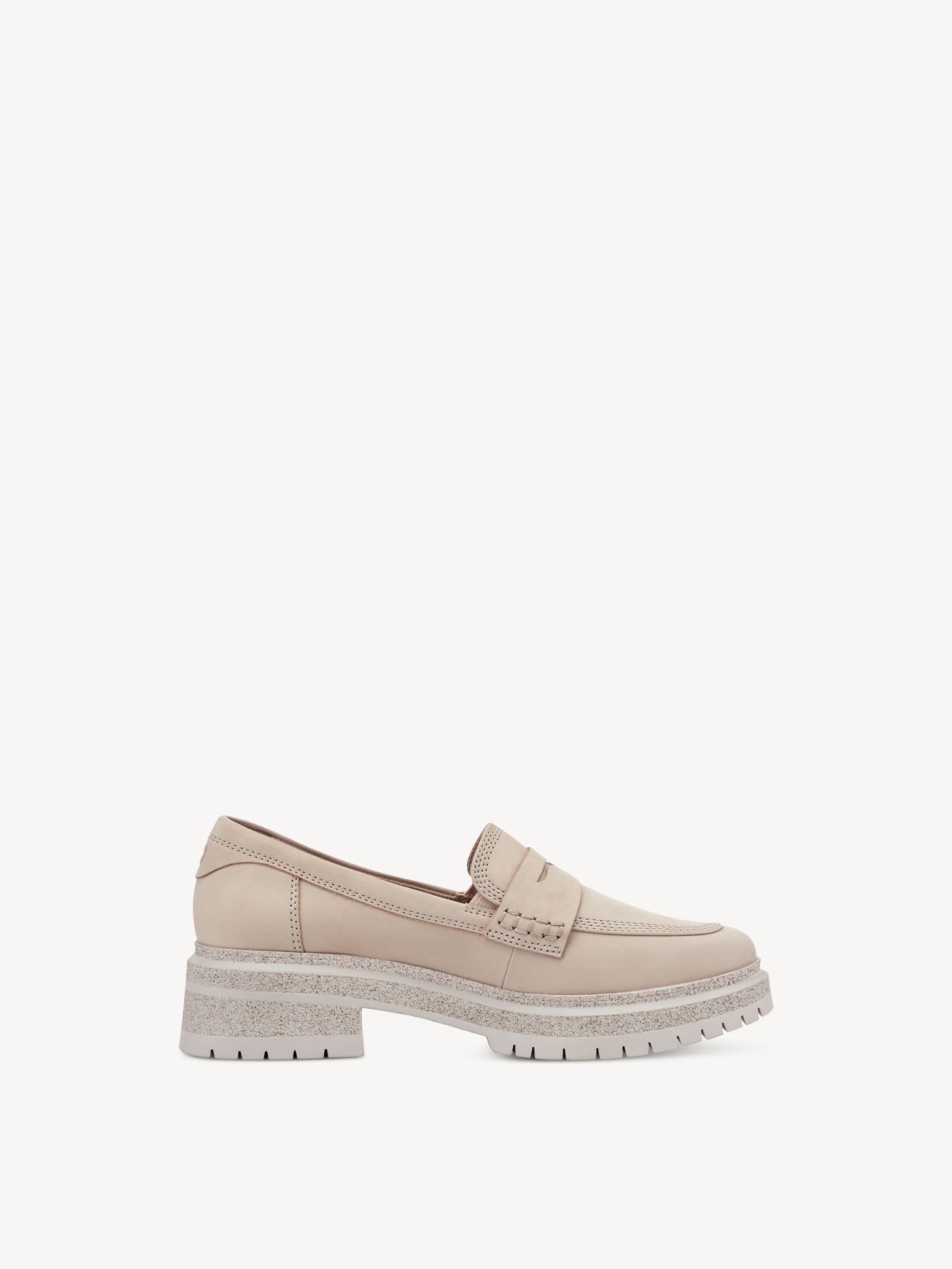 Slipper en cuir - beige