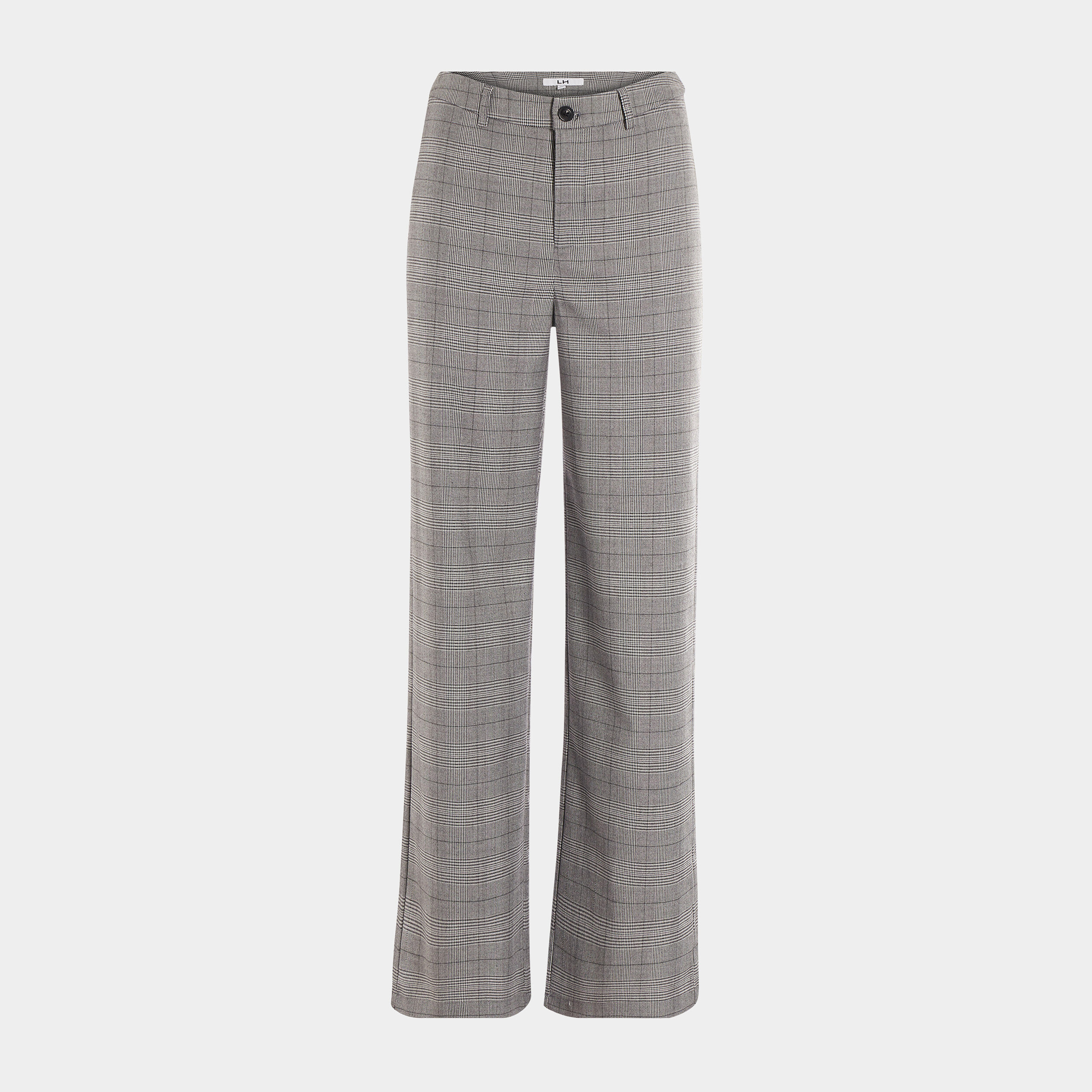 Pantalon large taille haute gris femme | La Halle