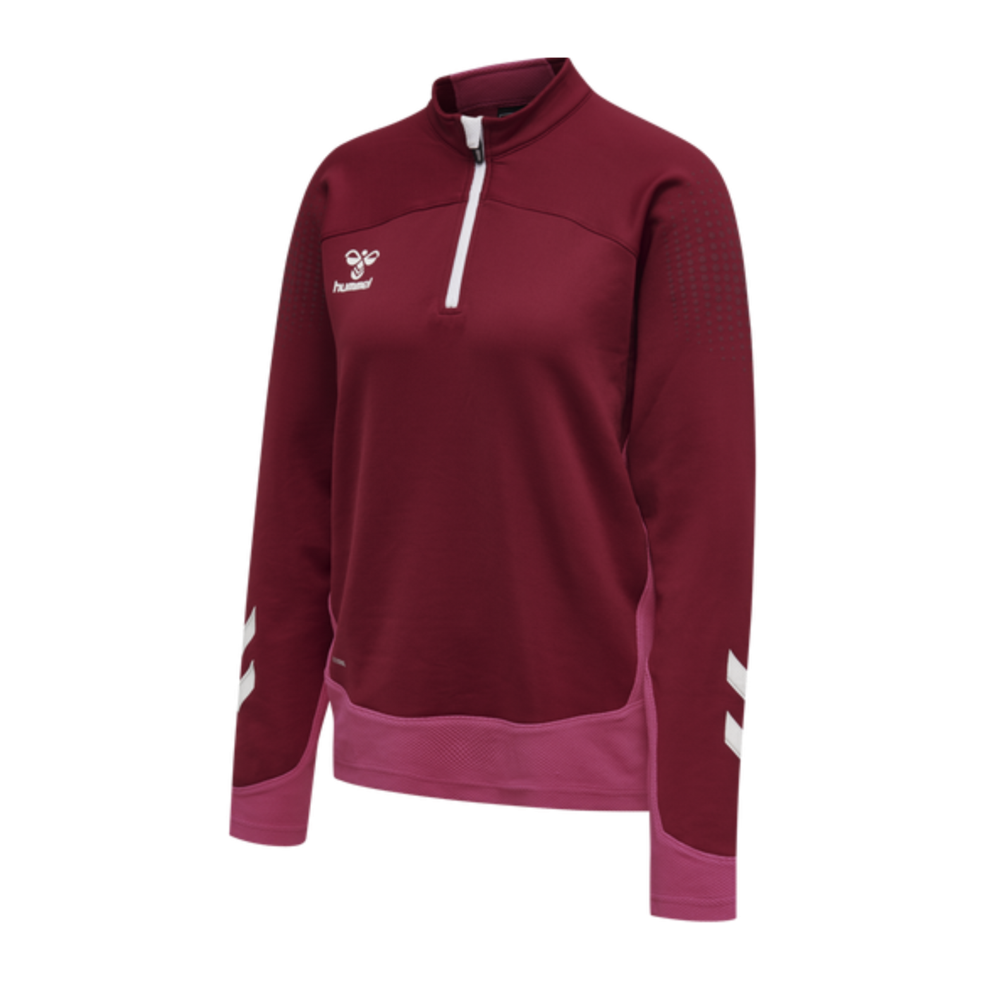 Hummel hmlLEAD HalfZip Sweatshirt Damen Rot F3584