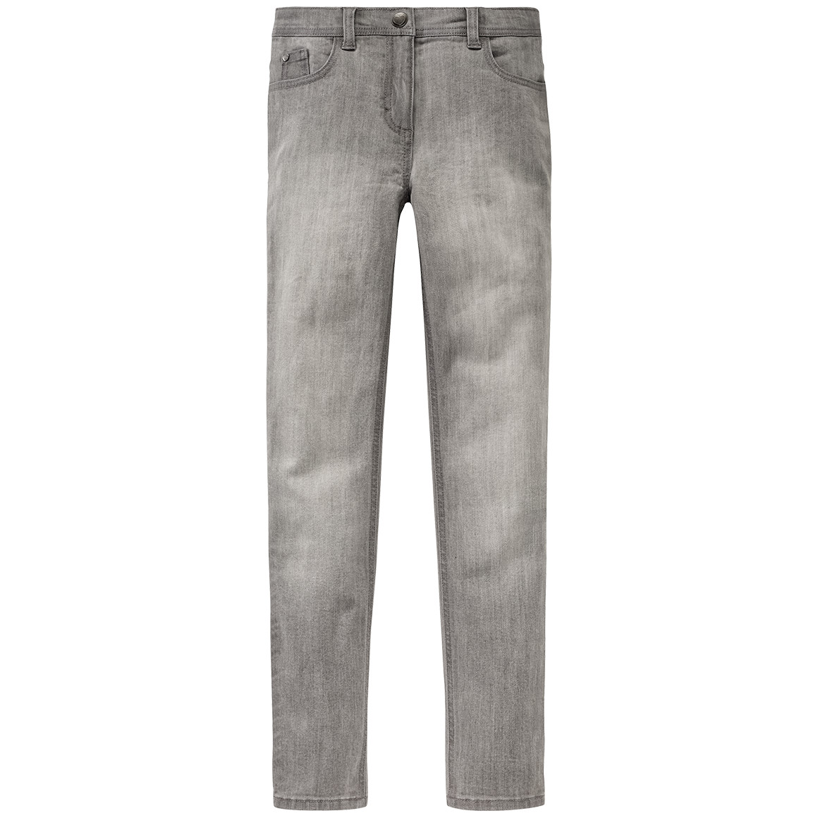 Mädchen Skinny-Jeans mit Used-Waschung