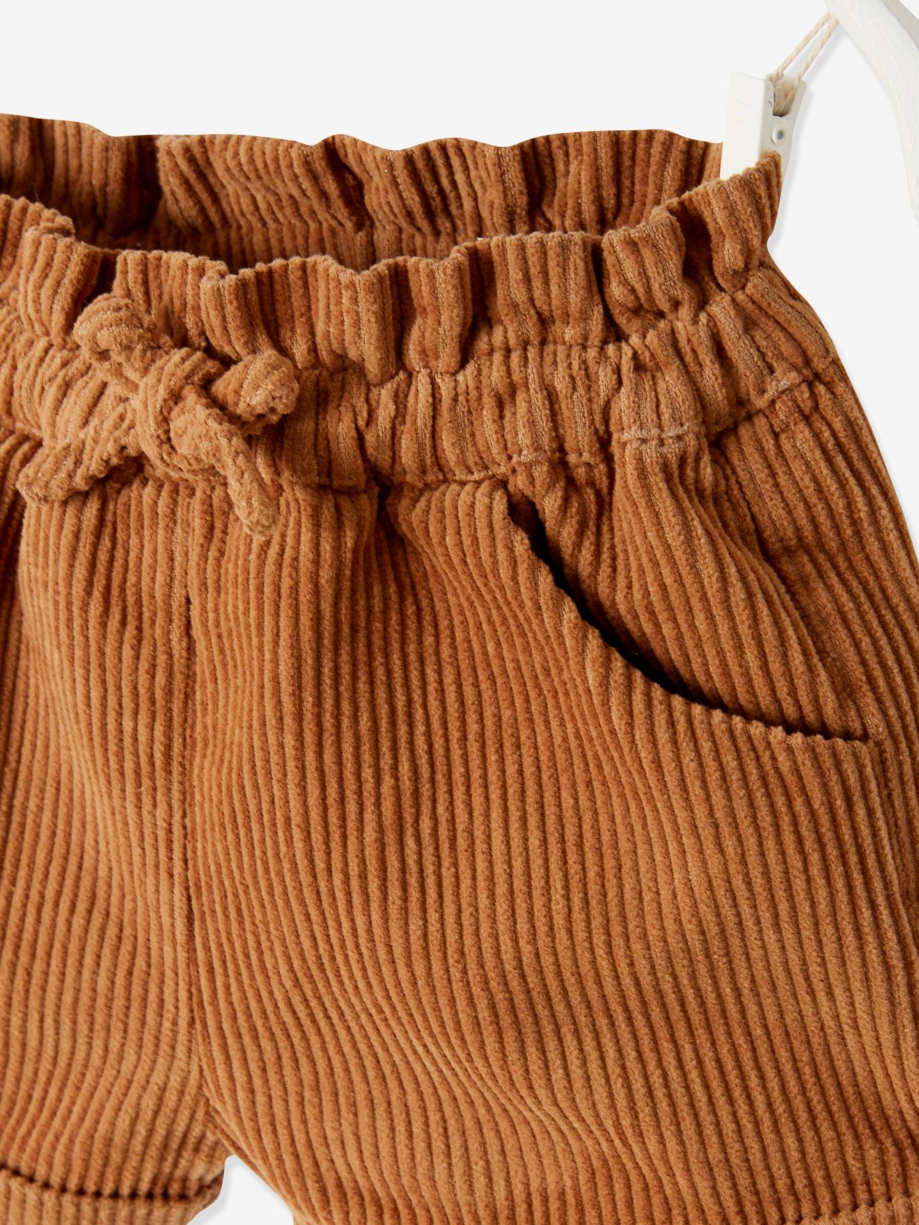 Vertbaudet Mädchen Baby Cord-Shorts - marine