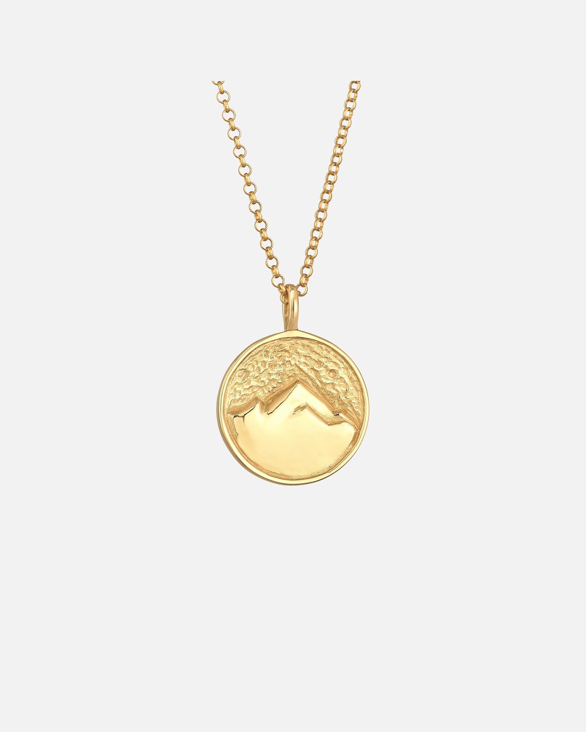 Wisiorek damski Elli Mountain Alps Coin Travel ze srebra próby 925
