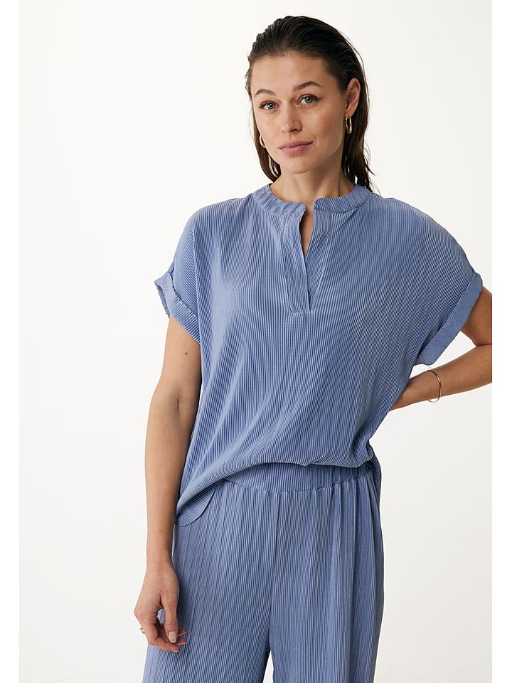 Mexx Bluse in Hellblau günstig kaufen