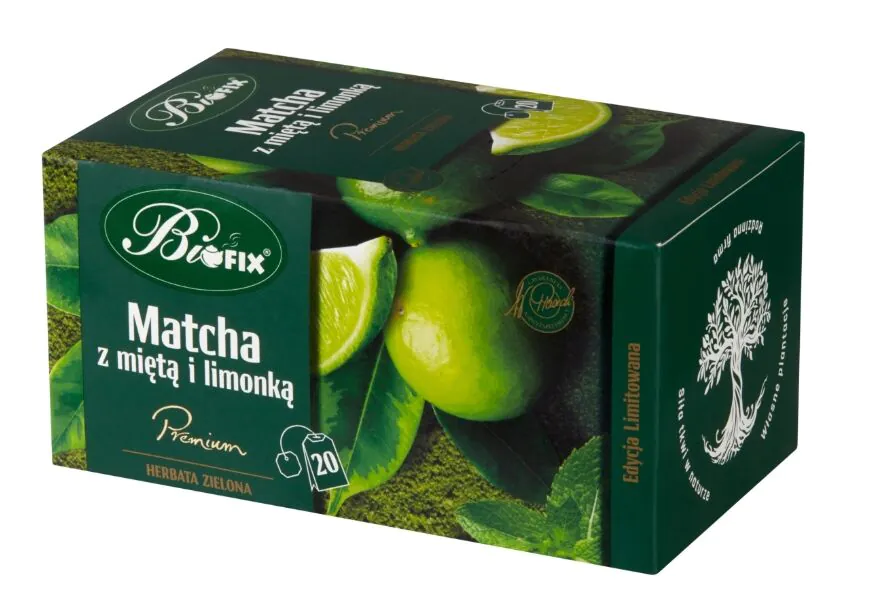 Bifix Matcha arbata su mėtų ir laimo prieskoniais