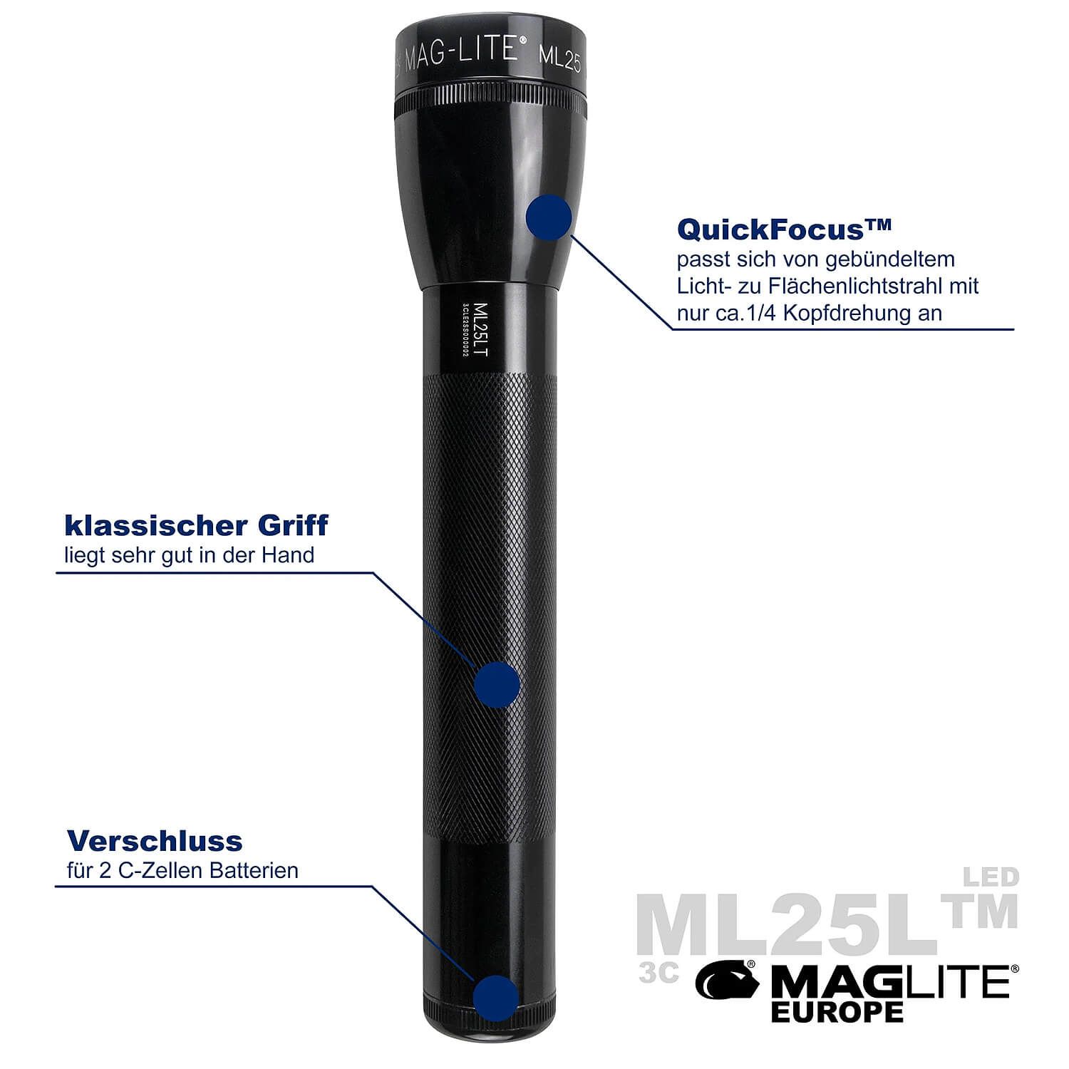 ML25LT 3C LED Taschenlampe