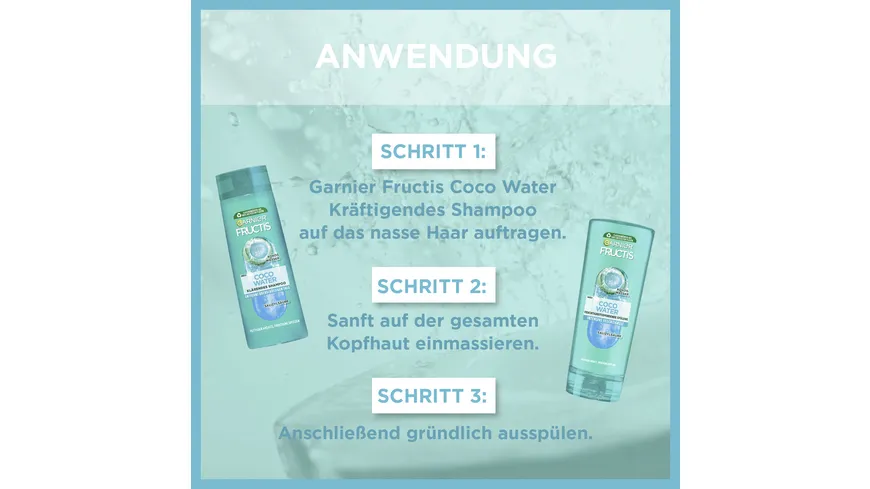Garnier Fructis Shampoo Coco Water 300 ml