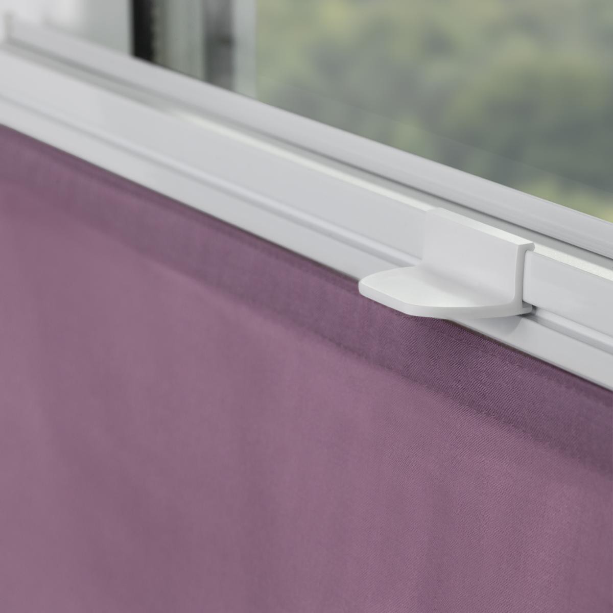 Lichtblick Raffrollo Klemmfix TOP, ohne Bohren, verspannt Taupe, 45 cm x 130 cm (B x L)