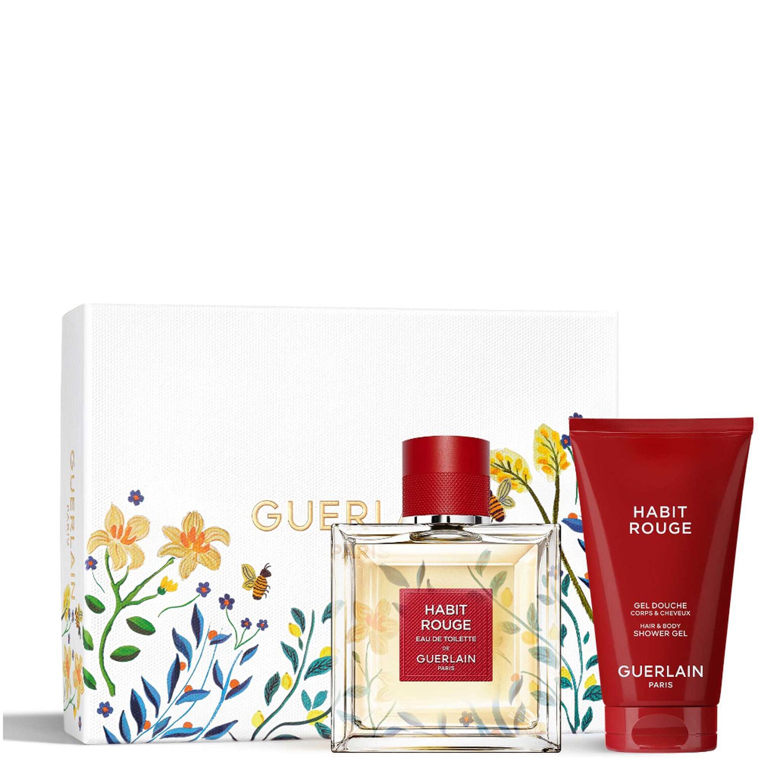 Guerlain Habit Rouge Coffret Eau de Toilette 100 ml + Gel Douche 75 ml