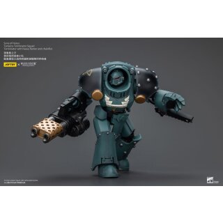 Warhammer The Horus Heresy Actionfigur 1/18 Tartaros Terminator Squad Terminator With Heavy Flamer And Chainfist 12 cm