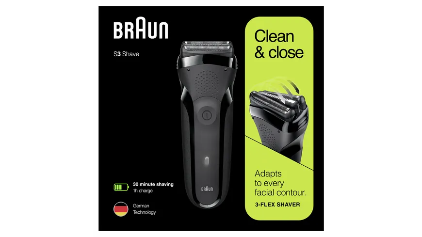 Braun Rasierer Series 3 schwarz