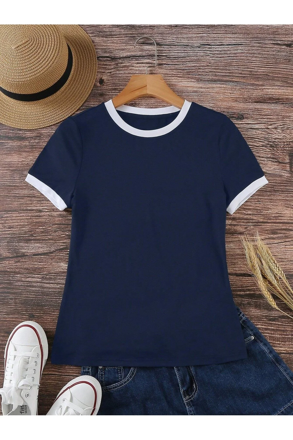 Know  T-Shirt - Dunkelblau - Regular Fit