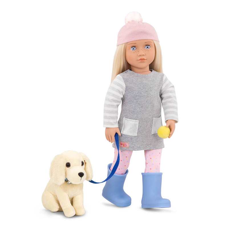 Poupée Meagan avec son chien Our Generation