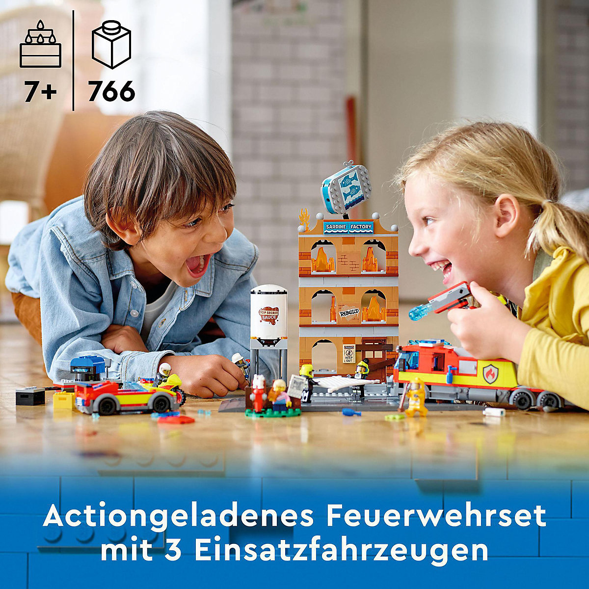 LEGO® City 60321 Feuerwehreinsatz mit Löschtruppe