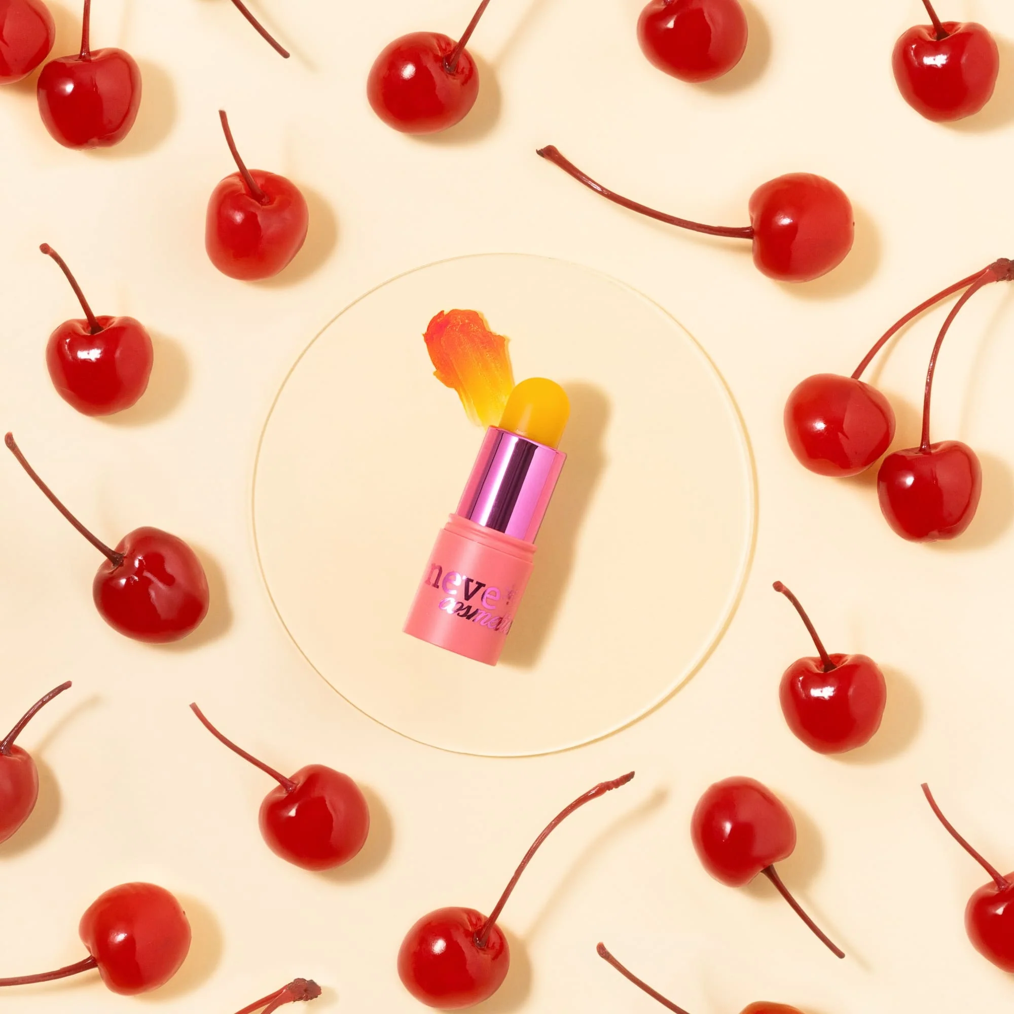 Incarnato Estasi Cerise Color Lip&Cheek Balm - Rubor compacto, Bálsamo labial