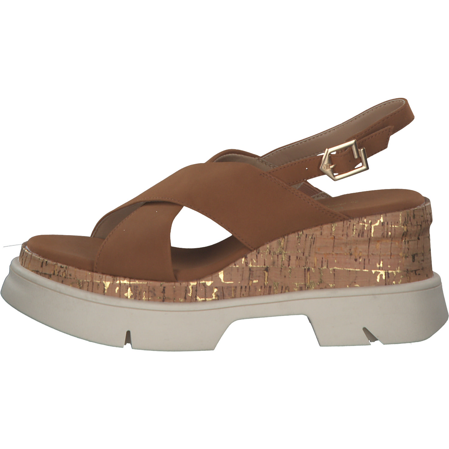 Bagatt Trish AEI81, Plateau-Sandaletten, Damen, Braun