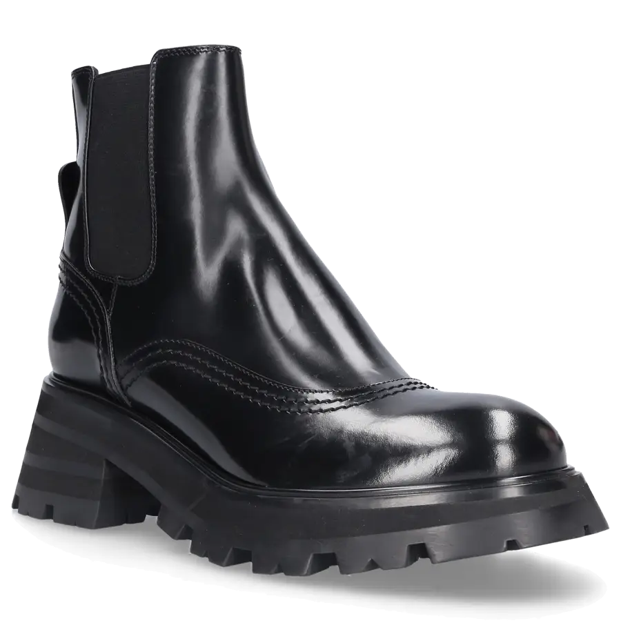 Alexander McQueen - Chelsea Boots WHZ84 Kalbsleder - schwarz