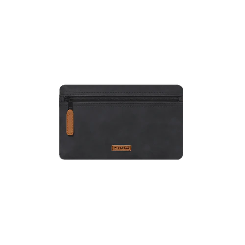 Perret black medium front pocket