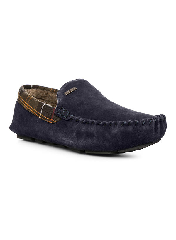 Barbour, Hausschuhe, Lammfell, navy