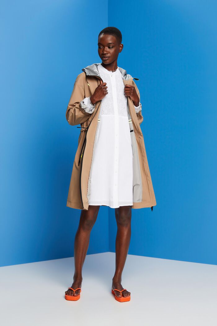 Besticktes Hemdblusenkleid