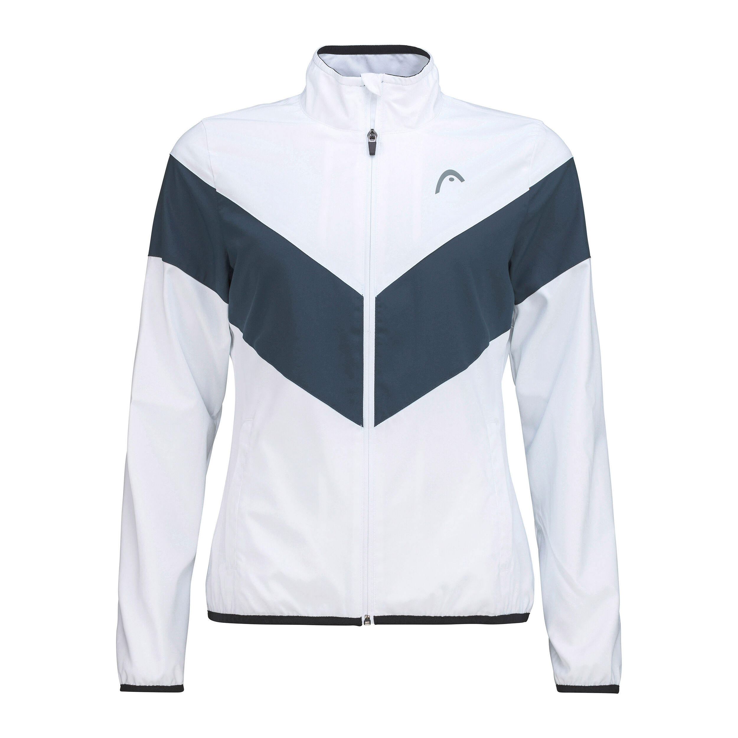 Club 22 Trainingsjacke Damen - Weiß, Dunkelblau