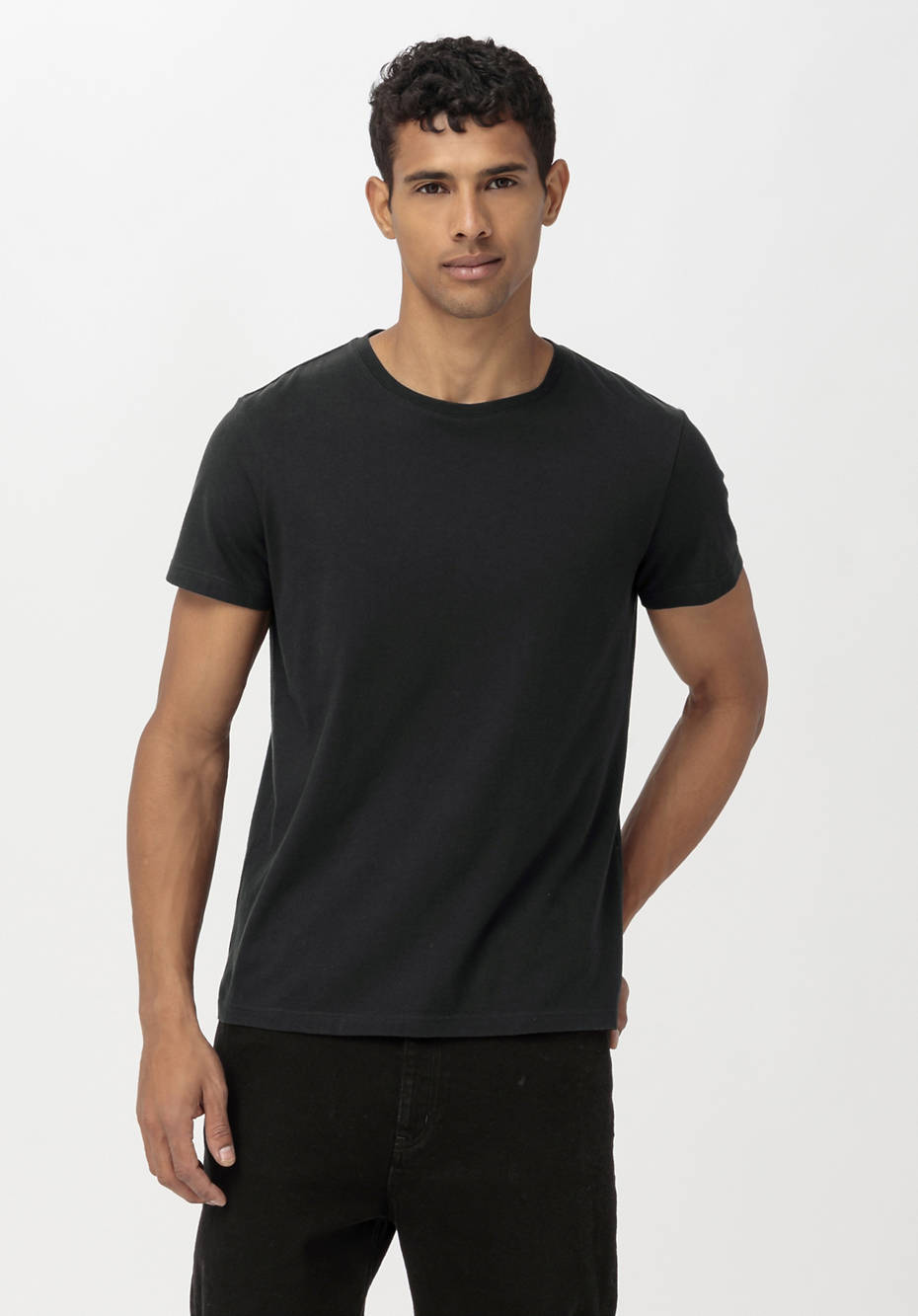 Basic T-Shirt Regular aus reiner Bio-Baumwolle im 2er-Pack