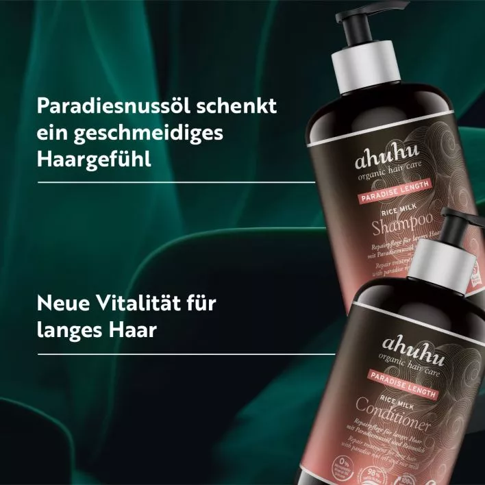 PARADISE LENGTH Rice Milk Shampoo & Conditioner XXL Set