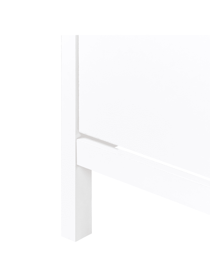 Beliani Schuhschrank GIBSON in Weiß - (W) 89 x (H) 127 x (L) 30 cm günstig kaufen onesize