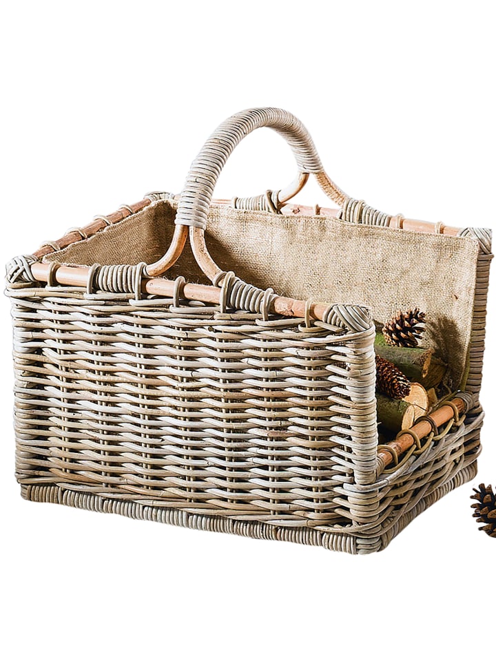 kobolo Kaminholzkorb FIREW 29242-16 in Grau günstig kaufen onesize