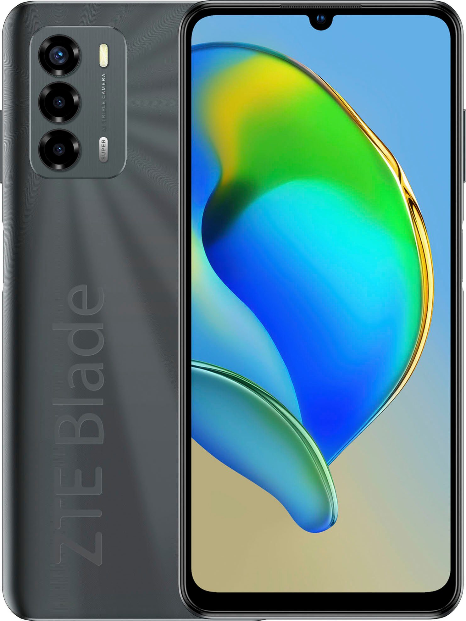 ZTE Blade V40 Vita Smartphone (17,1 cm/6,75 Zoll, 128 GB Speicherplatz, 48 MP Kamera)