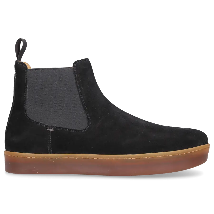 Henderson - Chelsea Boots ADAM Veloursleder - schwarz