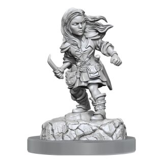 D&D Nolzur's Marvelous Miniatures: Halfling Rogue Female (2)