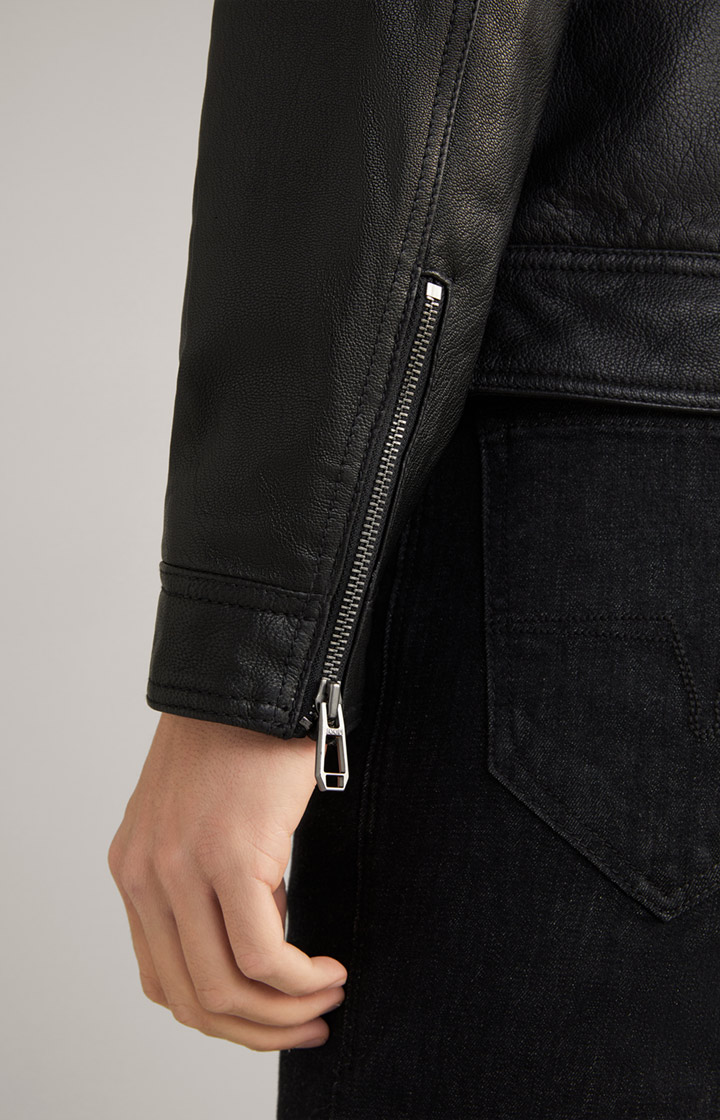 Lederjacke Mech in Schwarz