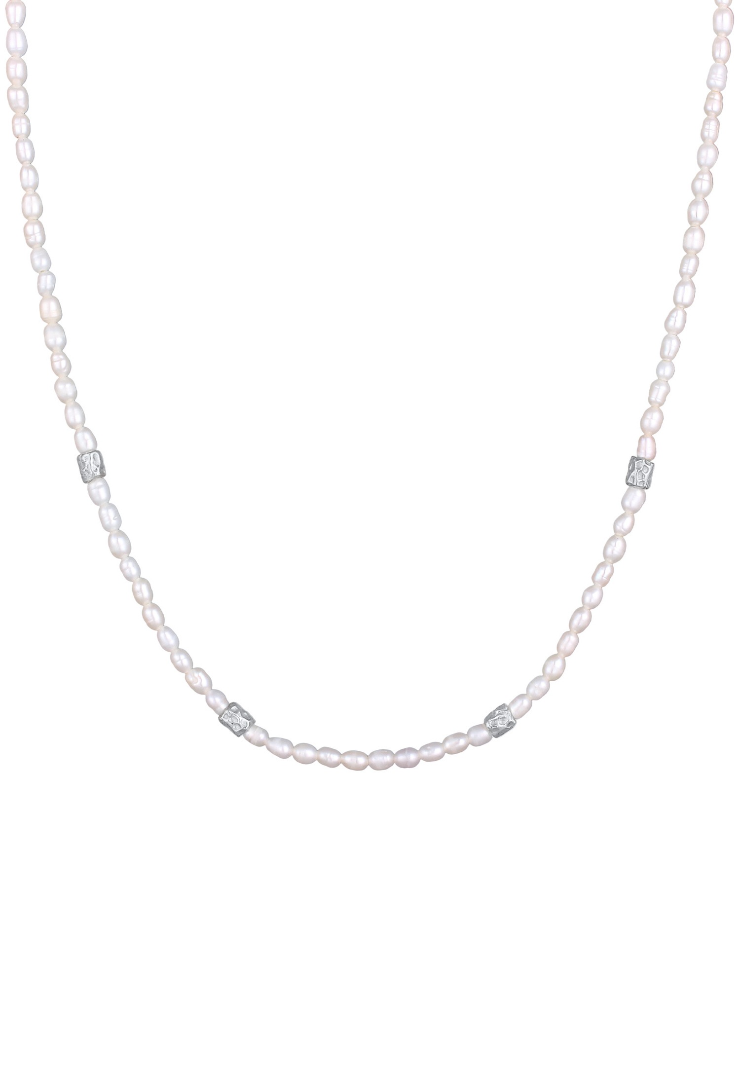 Kolczyki damskie Elli PREMIUM Basic Pearl z perłami hodowlanymi słodkowodnymi w srebrze próby 925