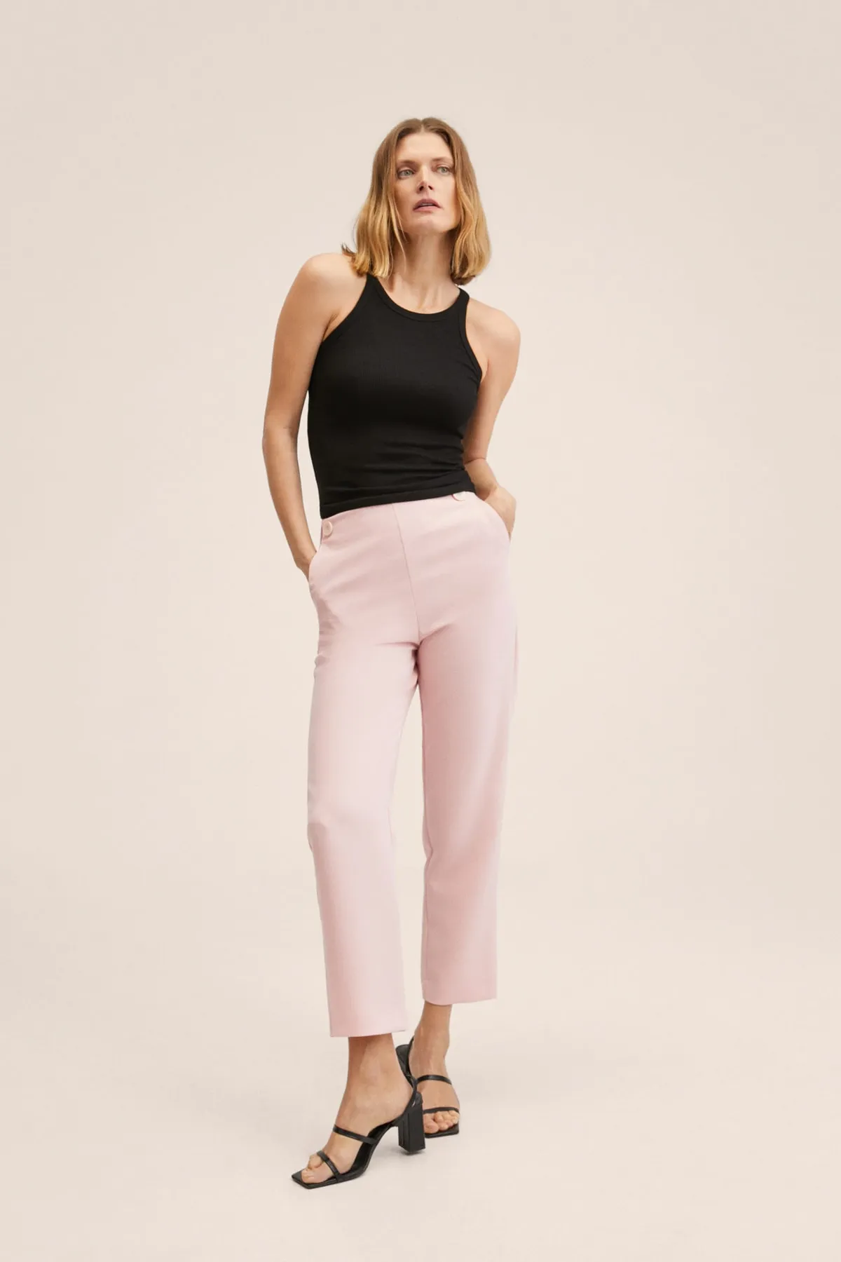 MANGO  Rosa Damenhose 27085764