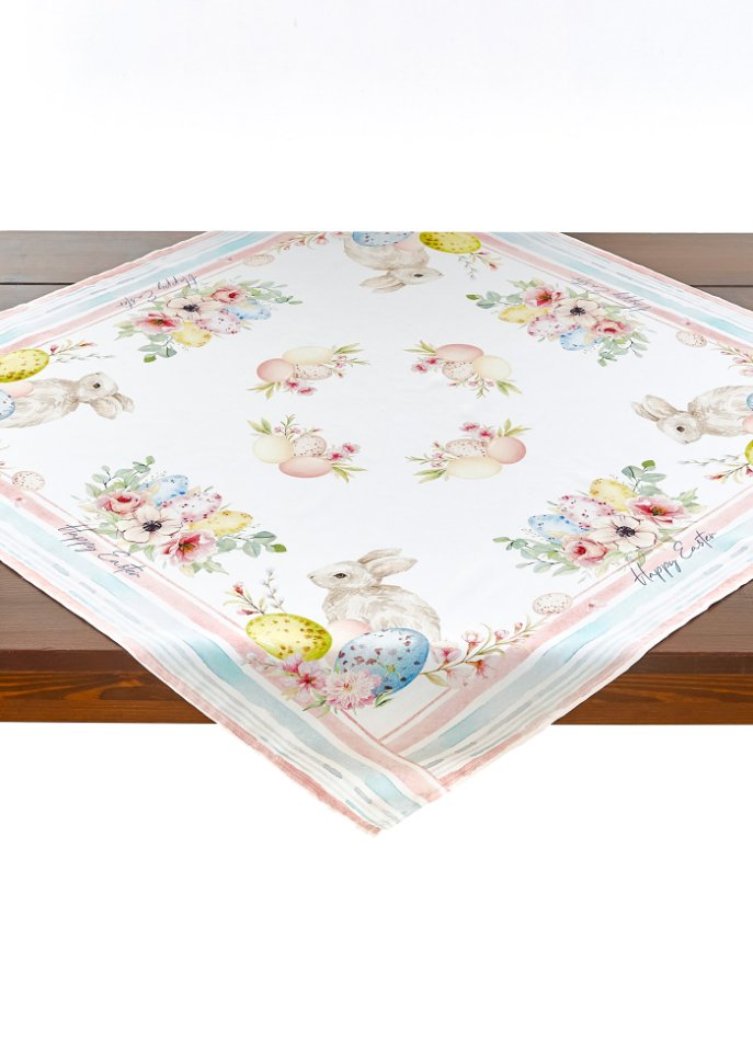 Tischdecke mit Hasen Druck