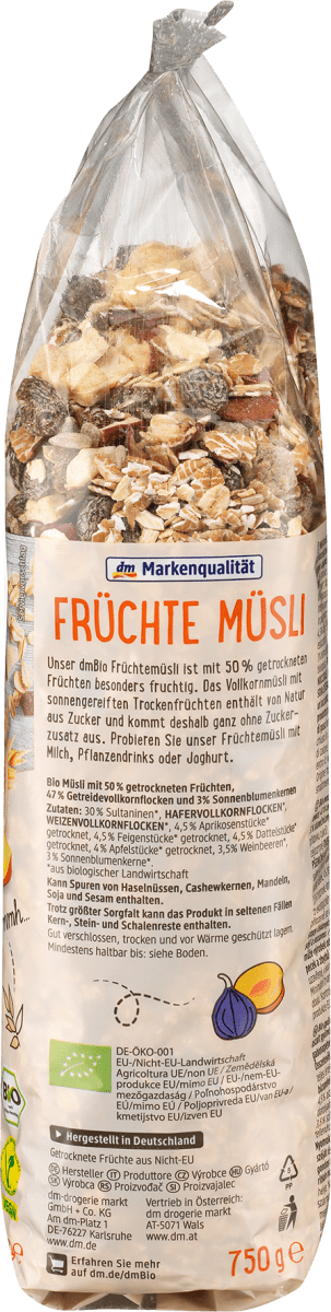 Müsli, Früchte, 750 g