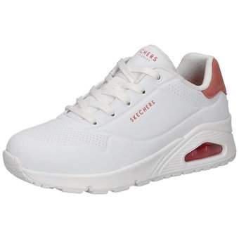 Skechers Uno Pop Back Sneaker in weiß