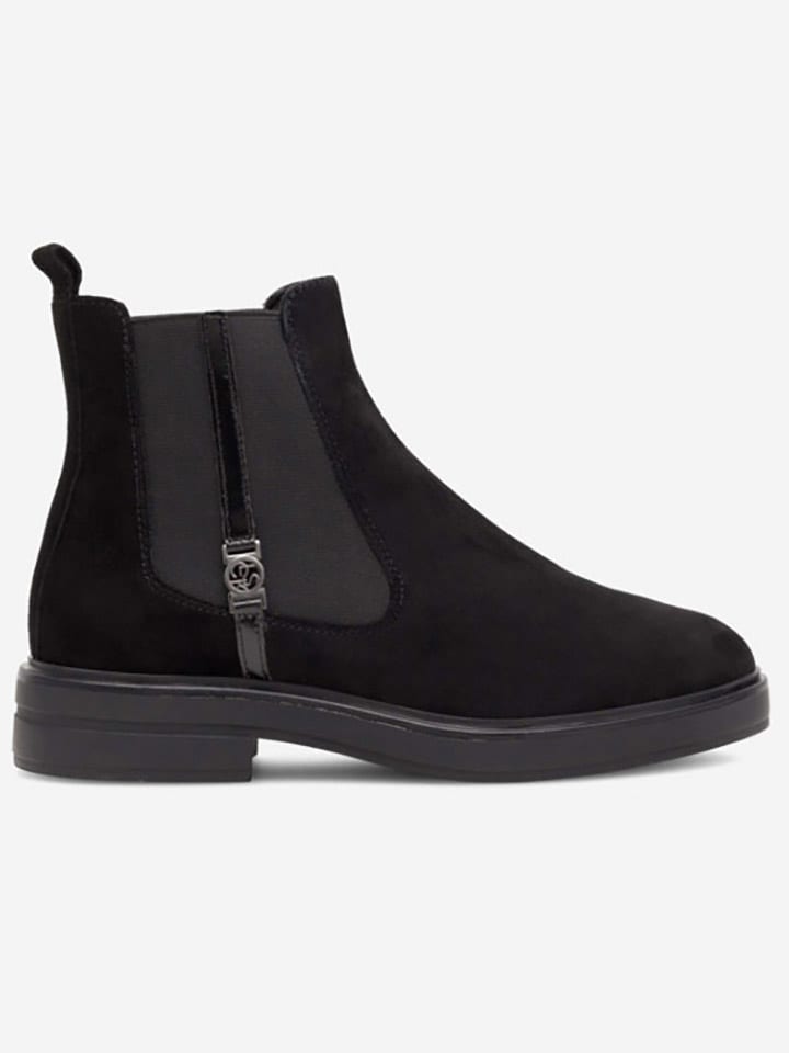 Lasocki Leder-Chelsea-Boots in Schwarz günstig kaufen