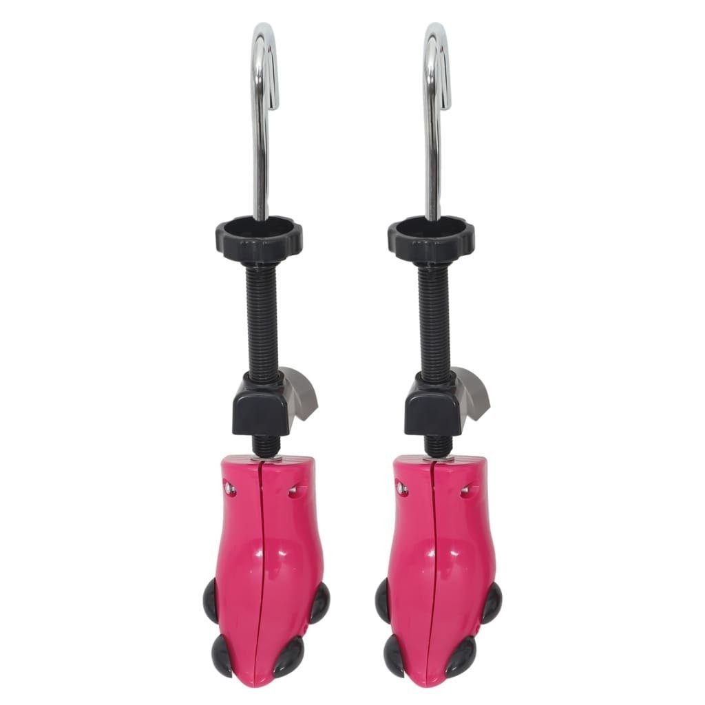 vidaXL Schuhspanner Schuhspanner mit Schuhanzieher Rosa EU 34-40 Kunststoff (1-tlg)