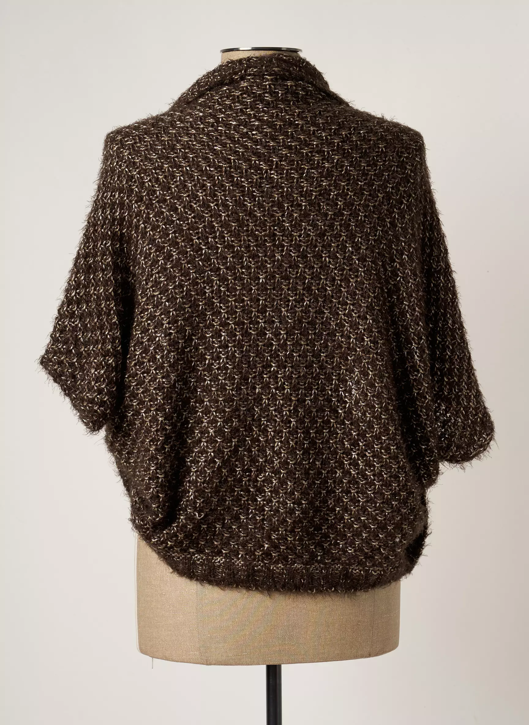 Cache Cache Gilets Manches Courtes Femme couleur marron