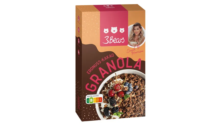 3Bears Granola Erdnuss Kakao 325 g