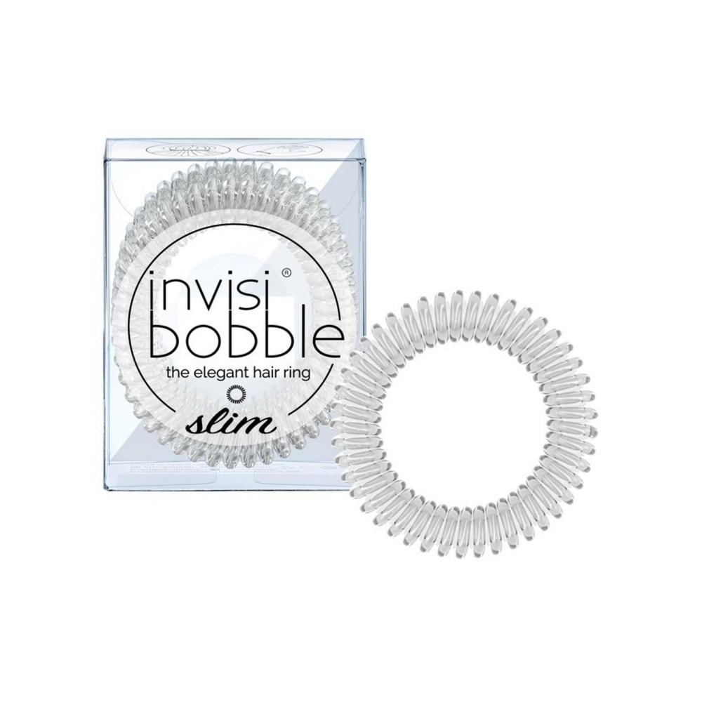 Invisibobble SLIM Crystal Clear Elastique à cheveux