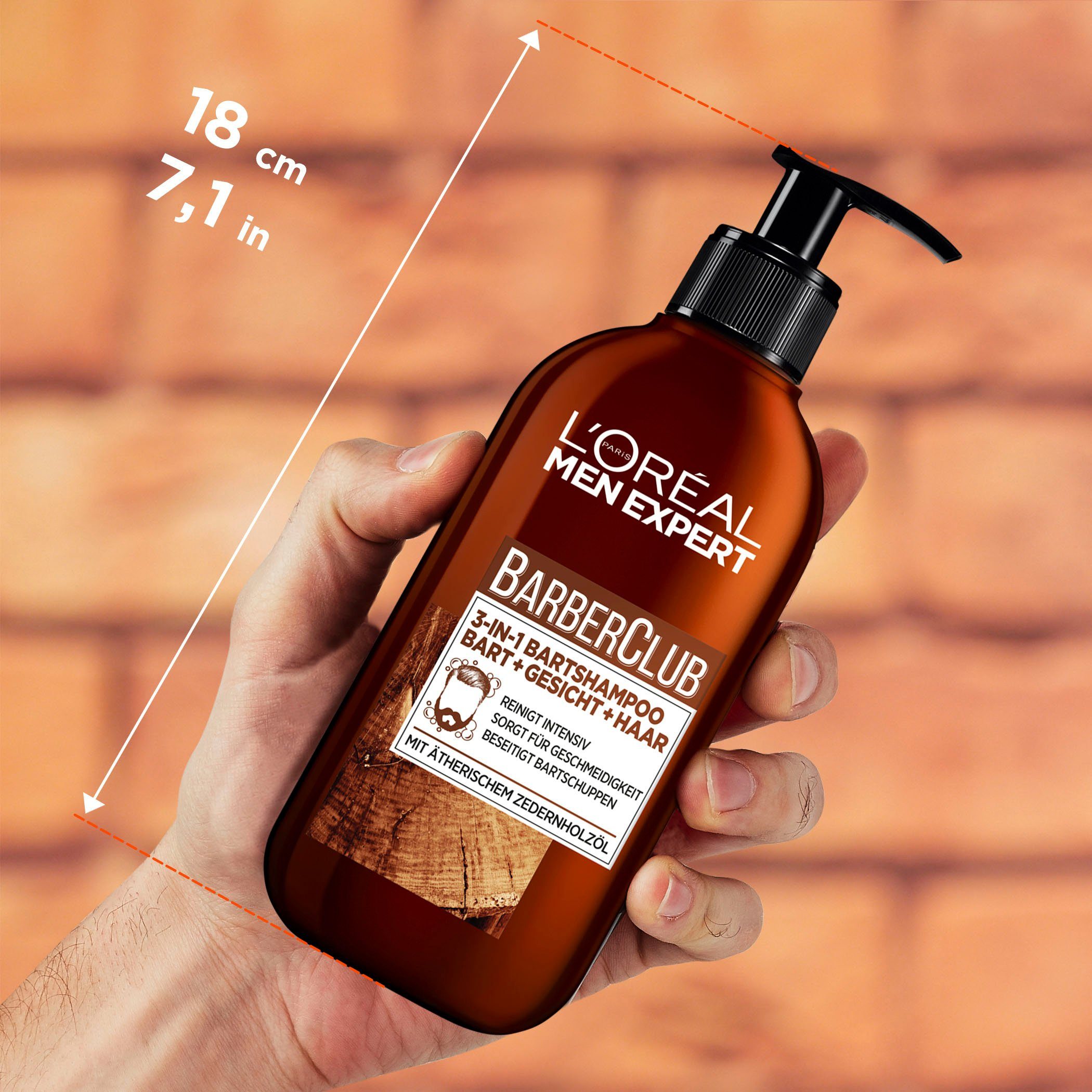 L'ORÉAL PARIS MEN EXPERT Bartpflege-Set Barber Box, 2-tlg., Nachhaltige Box: 100 % Recyclingmaterial, 100 % recycelbar